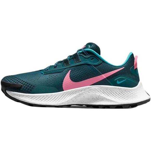 NEW Nike Pegasus Trail 3 Gore-Tex Sneakers Dark Teal Green/Pink Glow Size 6.5 - Picture 4 of 10